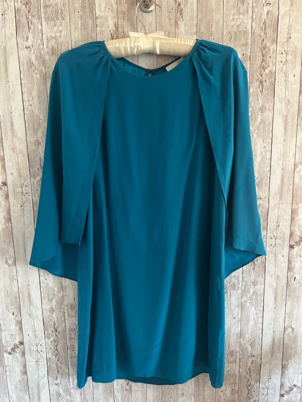 Amanda Uprichard Teal Silk Cocktail Wedding Mini Dress NEW Medium